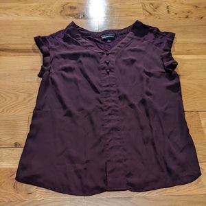 Dark Purple Blouse** - Fortune & Ivy - Stitch Fix - Small